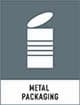 Metal packaging icon