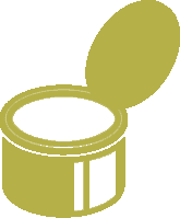 Illustration av en konservburk