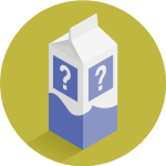 Illustration på en vätskekartong.